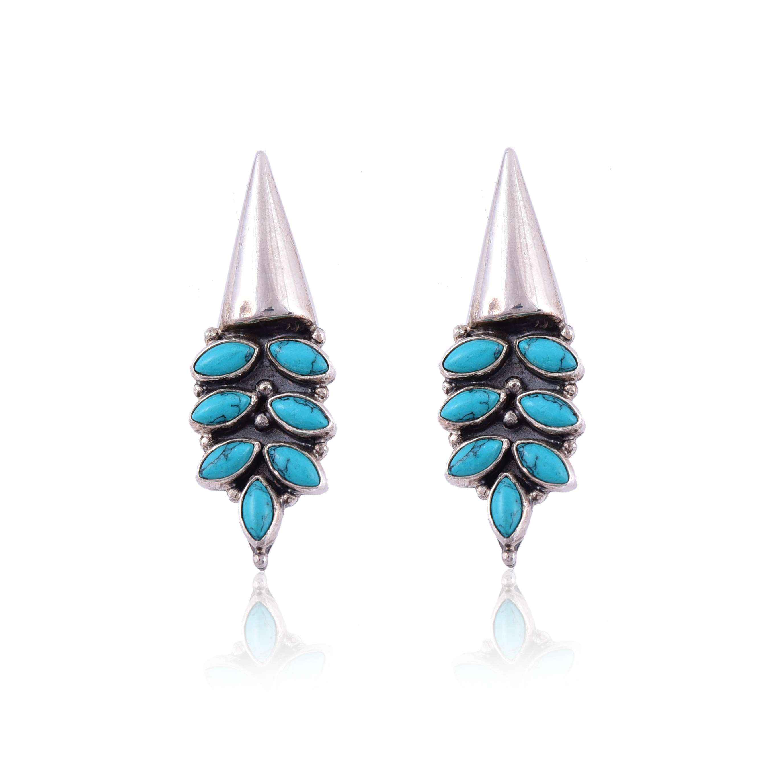 Sterling Silver turquoise earring :SKU5831